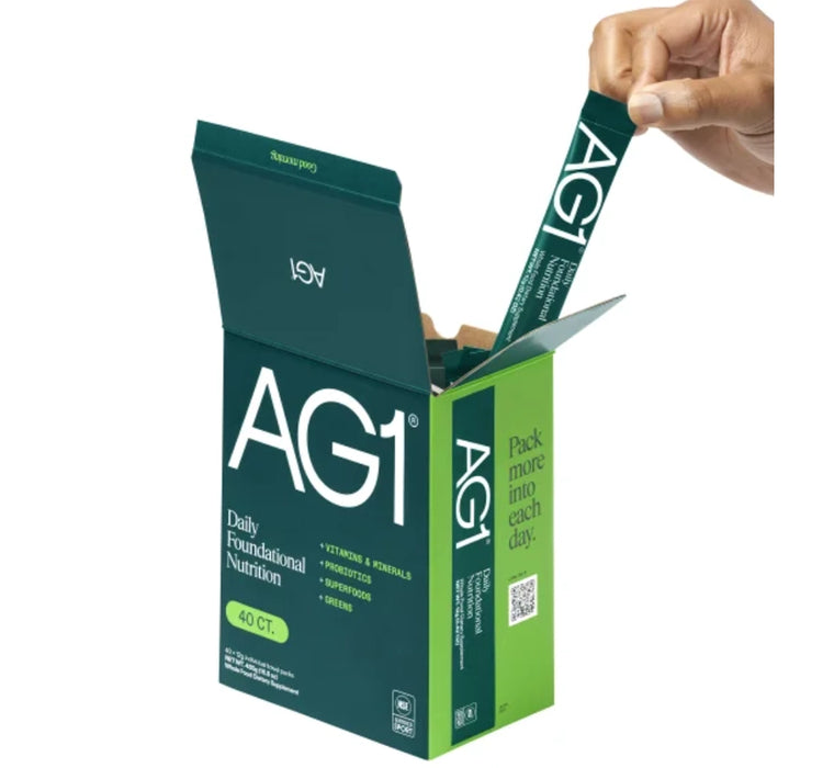 AG1 DAILY FOUNDATIONAL NUTRITION, 40-COUNT