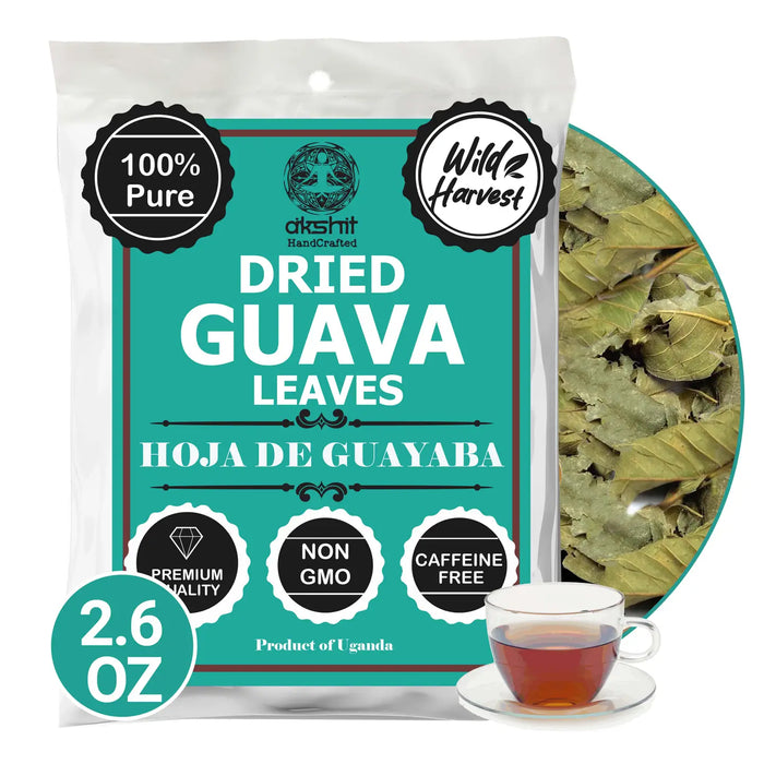 DRIED GUAVA LEAVES 2.6 OZ. | ALL NATURAL HERBAL TEA - CASE OF 12