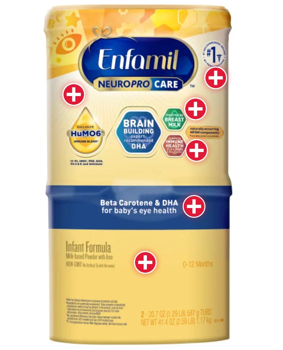 ENFAMIL NEUROPRO CARE INFANT FORMULA, 20.7 OZ, 2-PACK