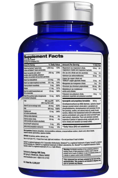 FOCUSFACTOR NUTRITION FOR THE BRAIN DIETARY SUPPLEMENT, 180 TABLETS