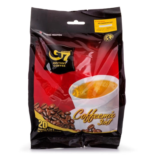 G7 3 IN 1 COFFEE 16 G, 20 PACKAGES