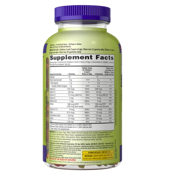 KIRKLAND SIGNATURE CHILDREN'S MULTIVITAMIN, 320 GUMMIES