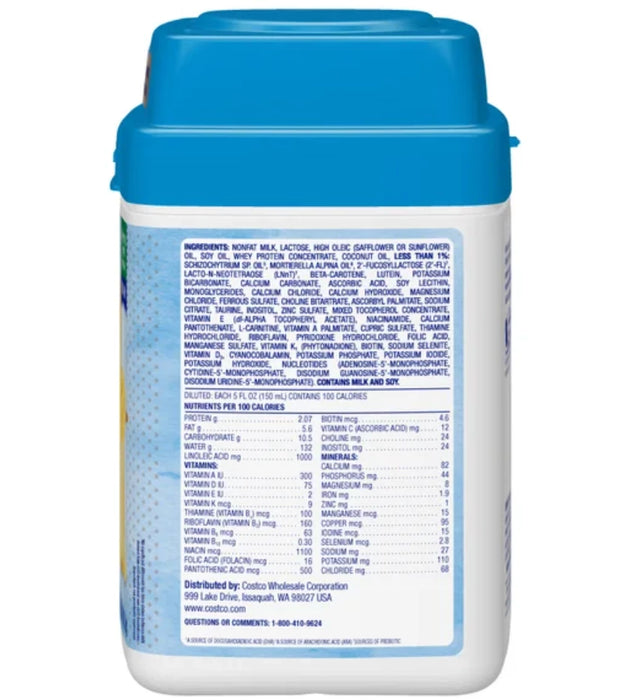 KIRKLAND SIGNATURE PROCARE WITH DUAL HMO'S, NON-GMO INFANT FORMULA 42 OZ, 2-PACK