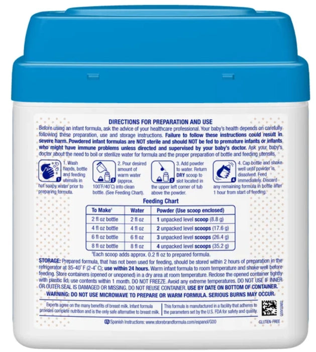 KIRKLAND SIGNATURE PROCARE WITH DUAL HMO'S, NON-GMO INFANT FORMULA 42 OZ, 2-PACK