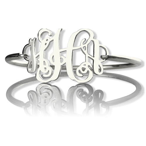 PERSONALIZED MONOGRAM MOTHER'S BANGLE BRACELET
