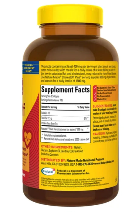 NATURE MADE CHOLESTOFF PLUS, 210 SOFTGELS