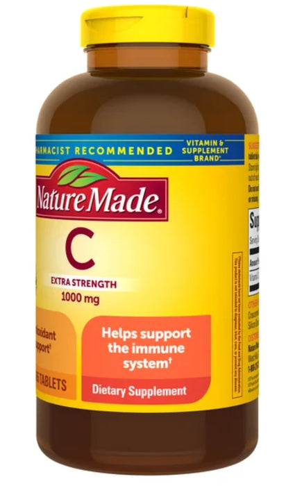NATURE MADE EXTRA STRENGTH VITAMIN C 1,000 MG., 365 TABLETS