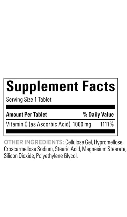 NATURE MADE EXTRA STRENGTH VITAMIN C 1,000 MG., 365 TABLETS
