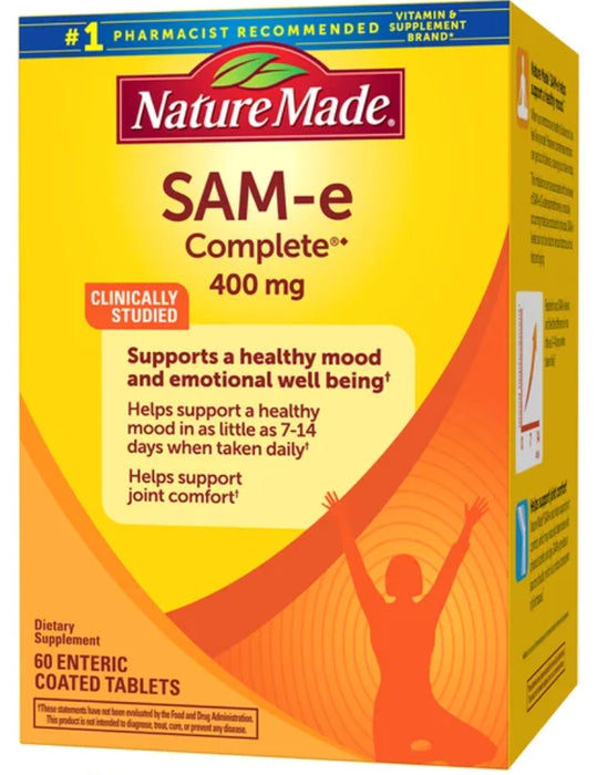 NATURE MADE SAM‑E COMPLETE 400 MG., 60 TABLETS