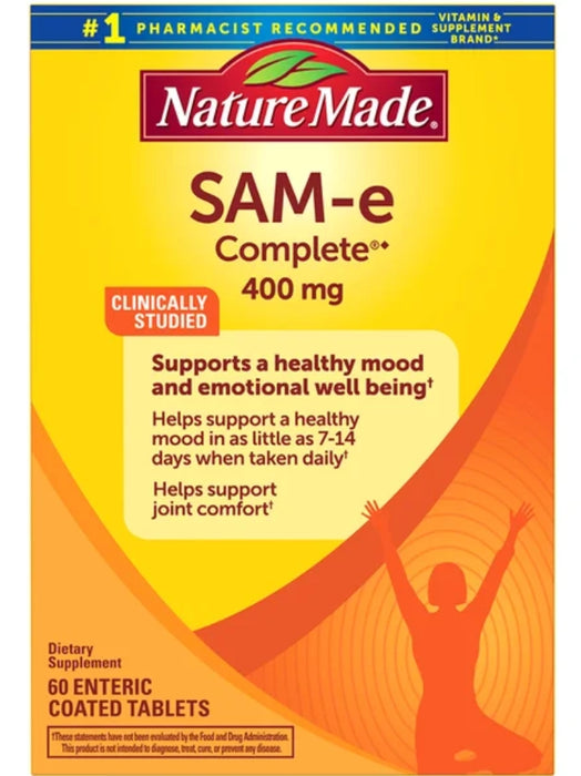 NATURE MADE SAM‑E COMPLETE 400 MG., 60 TABLETS