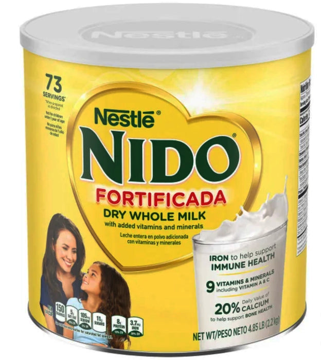 NESTLÉ NIDO FORTIFICADA, DRY WHOLE MILK, 4.85 LBS