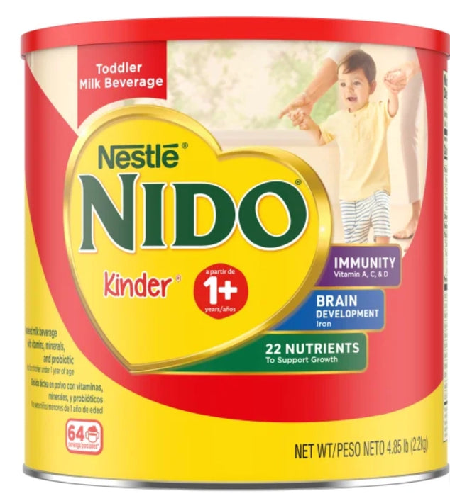 NESTLÉ NIDO KINDER 1+ TODDLER POWDERED MILK, 4.85 LBS