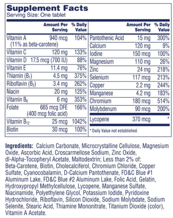 ONE A DAY MEN'S 50+ HEALTHY ADVANTAGE MULTIVITAMIN, 300 TABLETS