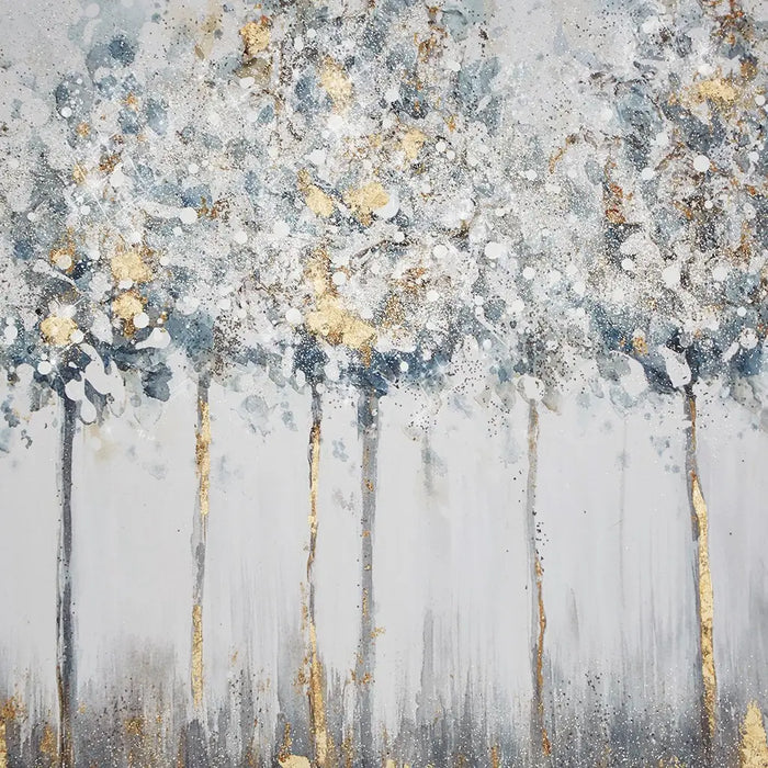 Gold Foil Abstract Landscape 3-Piece Wall Art