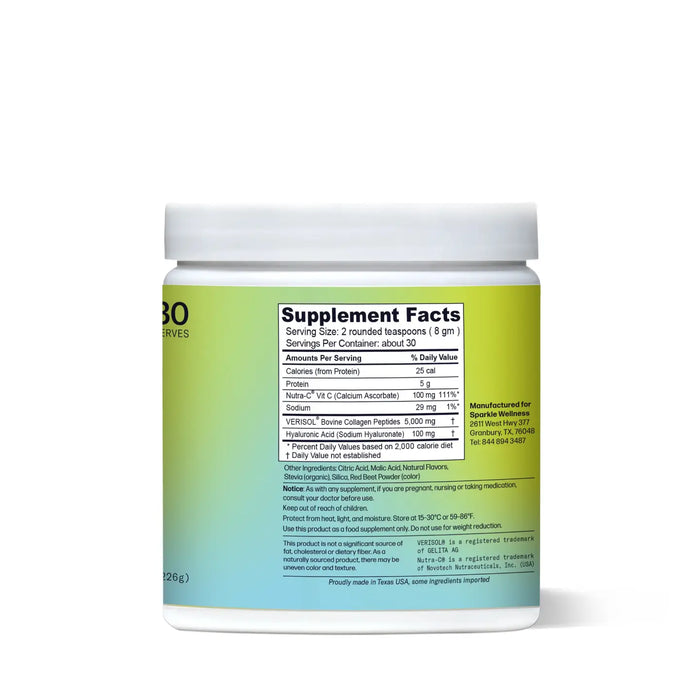 SKIN BOOST PLUS COLLAGEN POWDER (ACAI LEMONADE) [SERVES] - CASE OF 4