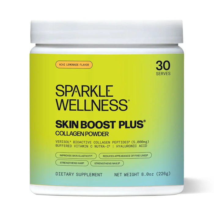 SKIN BOOST PLUS COLLAGEN POWDER (ACAI LEMONADE) [SERVES] - CASE OF 4
