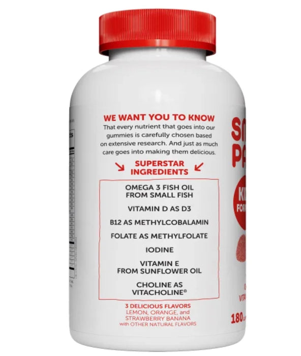 SMARTYPANTS KIDS FORMULA MULTIVITAMIN, 180 GUMMIES