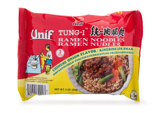 UNIF TUNG-I RAMEN NOODLES, CHINESE ONION FLAVOR 85G, 5-PACK