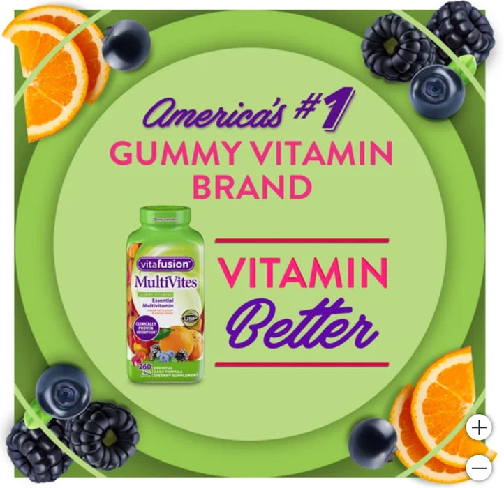 VITAFUSION MULTIVITES, 260 GUMMIES