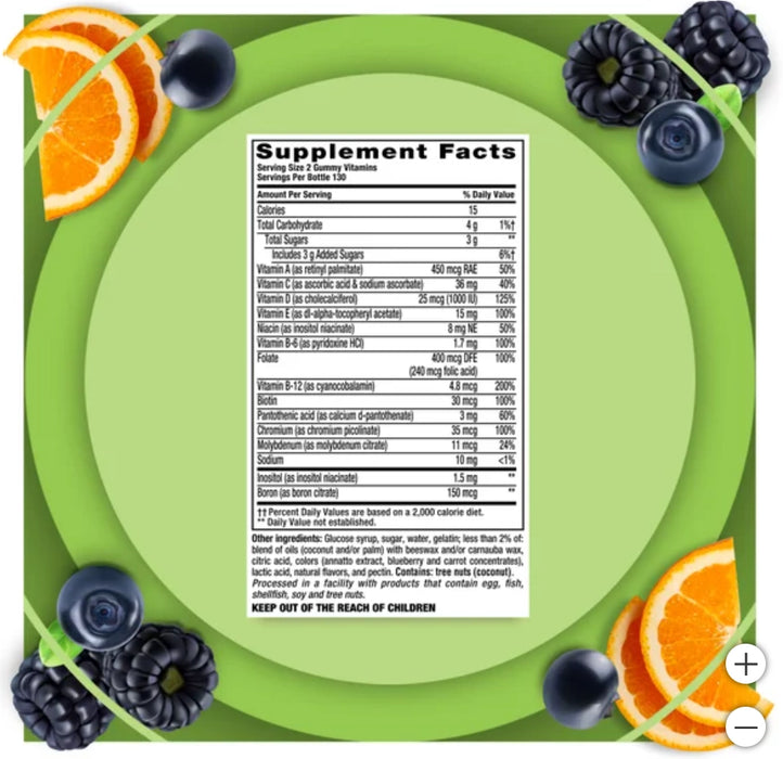 VITAFUSION MULTIVITES, 260 GUMMIES