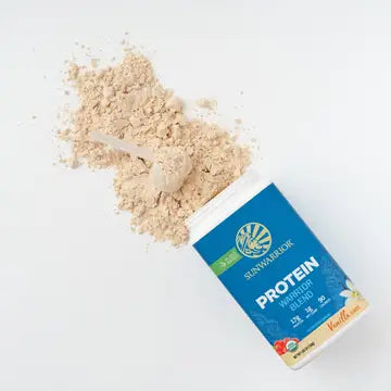 WARRIOR BLEND VANILLA PROTEIN - PEA PROTEIN POWDER 375G - CASE OF 3