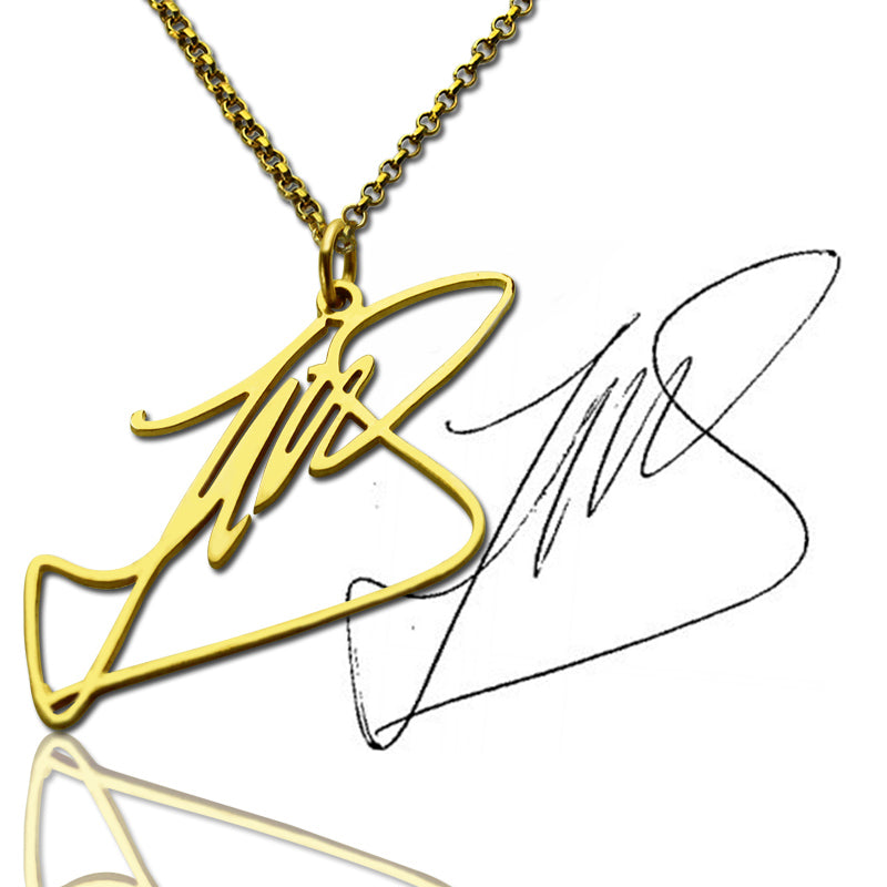 CUSTOM DIY NECKLACE WITH YOUR OWN SIGNATURE