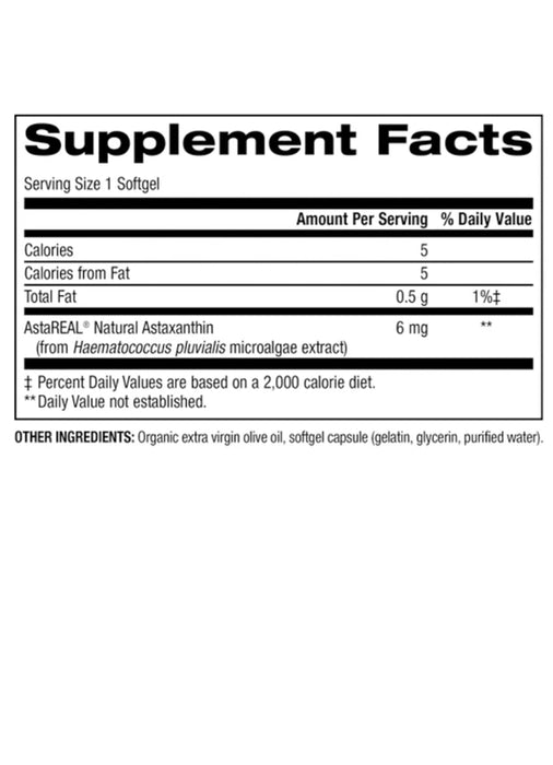 TRUNATURE ASTAXANTHIN 6 MG, 100 SOFTGELS