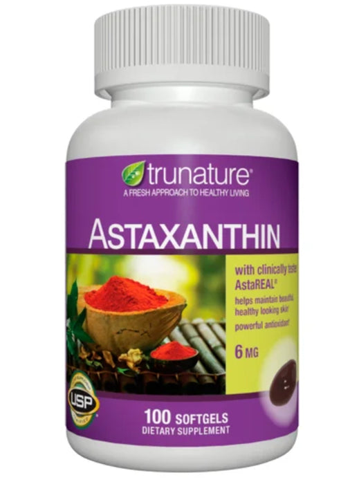 TRUNATURE ASTAXANTHIN 6 MG, 100 SOFTGELS